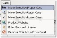Pantallazo Excel Case