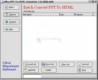 Pantallazo Ultra PPT To HTML Converter