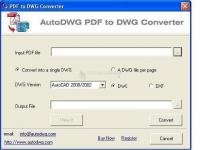 Pantallazo Autodwg PDF to DWG Converter