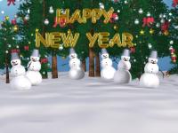 Pantallazo Snowman New Year