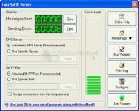 Pantallazo Easy SMTP Server