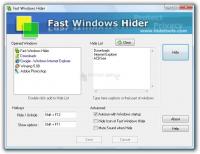 Pantallazo Fast Windows Hider