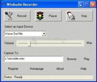 Pantallazo WinAudio Recorder
