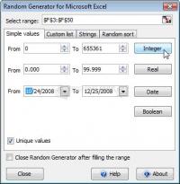 Foto Random Generator for Excel