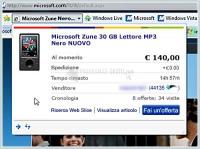 Pantallazo Internet Explorer Italiano XP