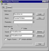 Pantallazo Excel Macro Processor
