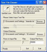 Pantallazo Text File Cleaver