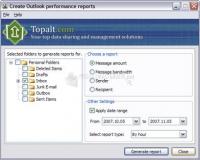 Pantallazo Topalt Reports for Outlook
