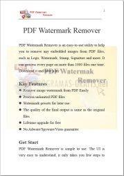 Captura PDF Watermark Remover