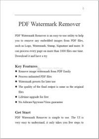 Screenshot PDF Watermark Remover
