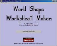 Pantallazo Word Shape Worksheet Maker