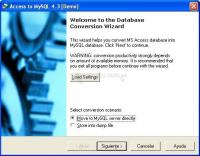 Pantallazo Convert-in Access to MySQL