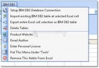 Pantallazo Excel IBM DB2