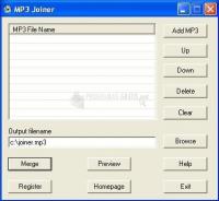 Pantallazo MP3 Joiner