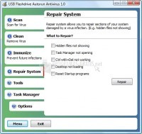 Screenshot USB Flash Drive Autorun Antivirus