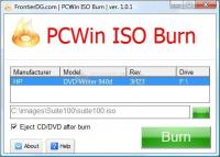 Pantallazo PCWin ISO Burn