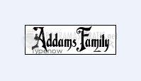 Pantallazo Addams Family Font