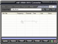 Pantallazo HiFi WMA WAV Converter