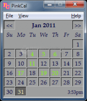 Pantallazo Pink Calendar and Day Planner