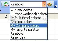 Pantallazo Color Manager for MS Excel