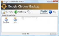 Pantallazo Google Chrome Backup