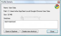 Pantalla Google Chrome Backup