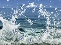 Pantallazo Water Element Clock screensaver