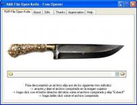 Pantallazo RAR File Open Knife