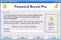 Pantallazo Password Reveal Pro