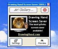 Foto Drawing Hand Screen Saver