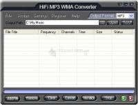 Pantallazo HiFi MP3 WMA Converter