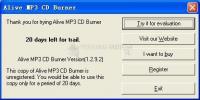 Captura de pantalla Alive MP3 CD Burner