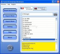 Pantallazo French & Armenian Dictionary