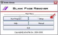 Pantallazo Blank Page Remover