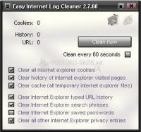 Pantallazo Easy Internet Log Cleaner