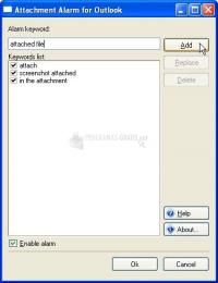 Foto Attachments Alarm for Outlook