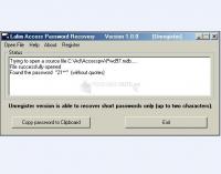 Pantallazo Lalim Access Password Recovery