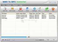 Pantallazo WMV To MP3 Converter