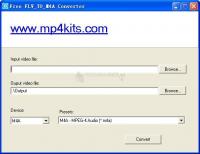 Pantallazo Free FLV to M4A Converter