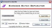 Pantallazo Batch Barcode Separator