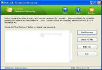 Pantallazo Outlook Password Recovery TP