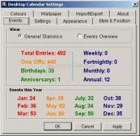 Screenshot Tinnes Desktop Calendar