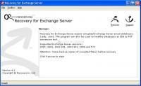Pantallazo Recovery for Exchange Server