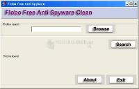 Pantallazo Flobo Free Anti Spyware Clean