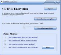 Pantallazo Gili CD DVD Encryption