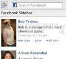 Screenshot Facebook Toolbar