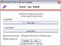 Pantallazo eDocFile Tiff to PDF