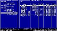 Screenshot Active@ Partition Recovery DOS
