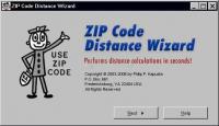 Pantallazo ZIP Code Distance Wizard