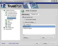 Captura de pantalla TrustPort Antivirus